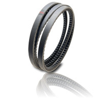 AX130 Cogged V Belt Interchangeable with Bando Type AX - Length 132 in and 0.5 in width